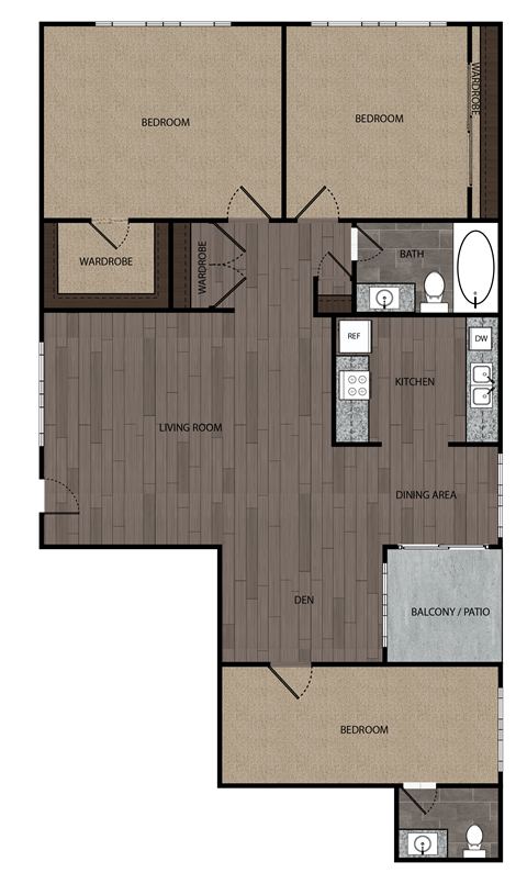the floor plan of residence villa carlotta